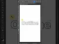 How to make text outline in Photoshop
