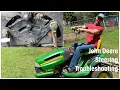 John Deere Riding Mower Steering Problems Slipping Mower Wreck