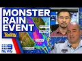 Hail and flood warnings as Sydney set to break rain record Weather 9 News Australia