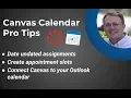- Canvas Calendar Pro Tips