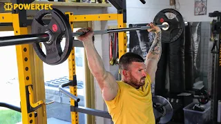 Inside Tom Coleman s UK Garage Gym Powertec Power Rack Review