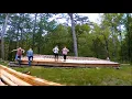 Burned Plywood Floor Installation