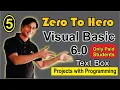 how to use text box in visual basic lecture no 5 only paid student by sir majid