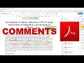 How to make comments in Adobe Acrobat Reader