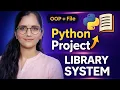 Python OOP Mini Project Library Management System Full Project File Handling