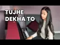 Download Lagu Tujhe Dekha To Ye Jana Sanam piano cover | Anu Ghataore