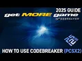 How to use Codebreaker on PCSX2 2025