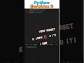 Remove Duplicates in 1 Line PyQuickies