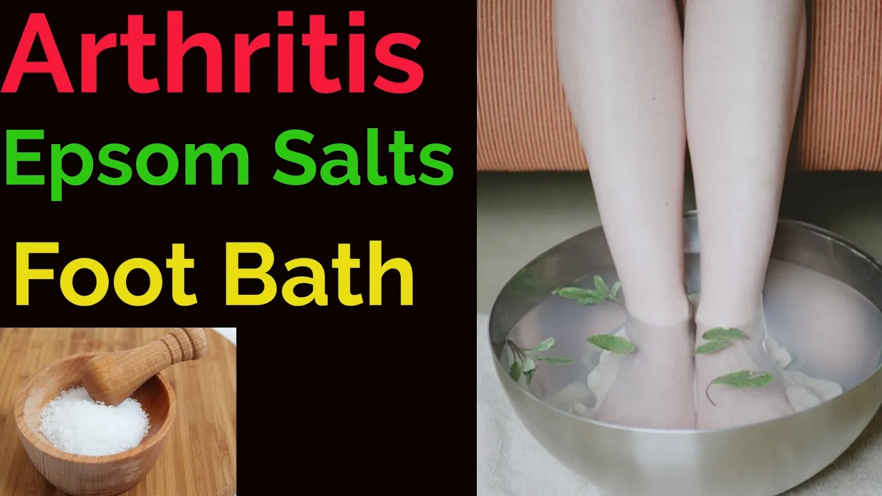 Arthritis Epsom Salt Foot Bath|Alfred Okoko|@pentaglaxhomeremedies