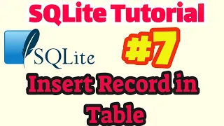 SQLite Tutorial Insert Records into Table in SQLite
