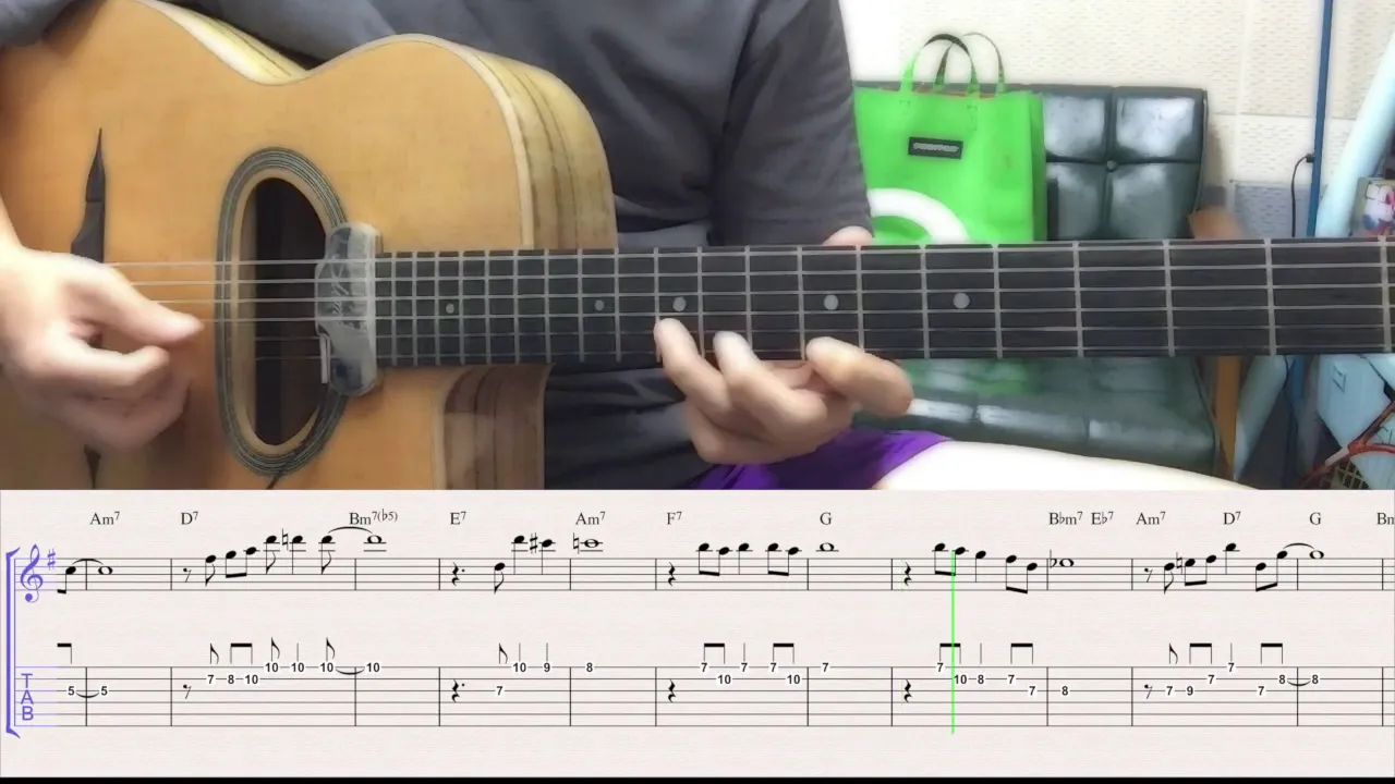 C'est Si Bon (It's So Good) Theme EASY! | Gypsy Jazz Guitar Free Tab