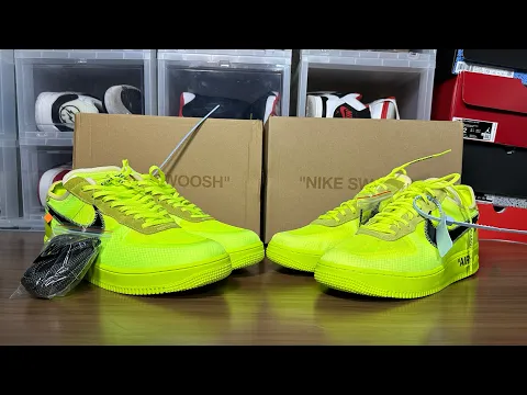 Download MP3 Nike Air Force 1 Volt x Off-White  Real vs Fake Review Pt.3
