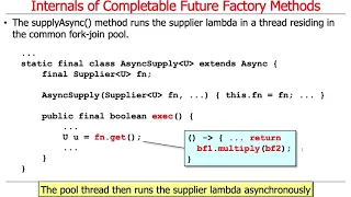 Advanced Java CompletableFuture Features Factory Method Internals