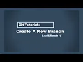 Git - how to create a new branch local and remote