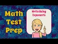 How to Write Values Using Exponents 6 EE A 1