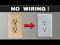 Fix Ugly Outlets in Seconds No Wiring