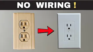Fix Ugly Outlets in Seconds No Wiring