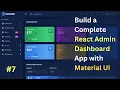 Build a Complete React Admin Dashboard App React Material UI Bootstrap 4 Light Dark Mode