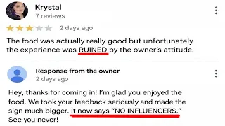 r/entitledreviews | "ARE YOU PREGNANT???"