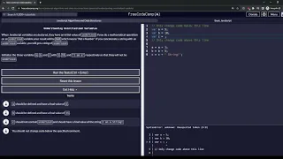 Understanding Uninitialized Variables Freecodecamp