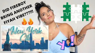 fireboy dml new york city girl reaction video 