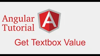 Angular 9 tutorial get text box value