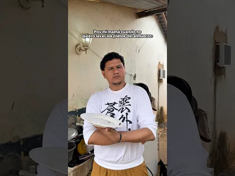 Mi mamá cuando no quiero lavar los platos💀 #shorts #viral #parati #comedia