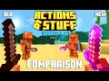 ACTIONS STUFF 1 6 NEW UPDATE COMPARISON in Minecraft Bedrock copper age