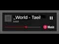 _World - Taeil (NCT) AI cover