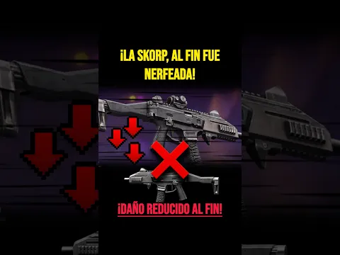 🔥 ¡La Skorp fue nerfeada! 🔥 #freefire #garenafreefire