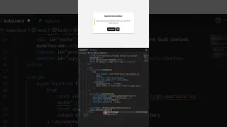 Generate Random Quote and Copy It using Javascript