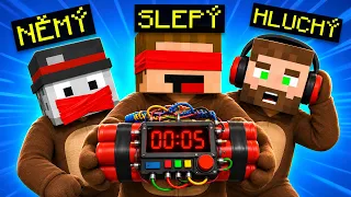 SLEPÝ, HLUCHÝ A NĚMÝ musí ZNEŠKODNIT BOMBU #1