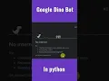 Google Dino bot in 20 lines of code Automate Google Dino with python Olympic Edition