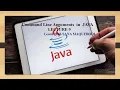 Command-Line-Arguments in JAVA Lecture-9