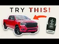 2019-2025 Ram 1500 Won t Start With Key Fob TRY THIS TRICK How To Start Ram With Low Battery