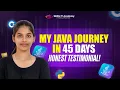 My 45-day Internship Journey How I Became Full Stack Java Developer Santosh Sir