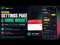 Building a Production-Grade Habit Tracker in Flutter 2026 Settings Home Widget flow - widget