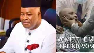 the moment chairman of the probe committee tried to stop senator akpabio from exposing them