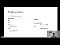 6 Theory session on conditional statements in python