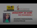 JavaScript 2D Game Development Java Institute Indumini Shashadhara
