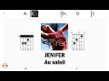 JENIFER Au soleil FCN GUITAR CHORDS & LYRICS