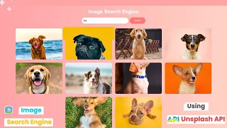 Image Search App using HTML Css Javascript and Unsplash API api project Becodewala