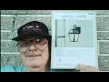 allen Roth item model WLM143BK porch light how to wire and install lever wagos