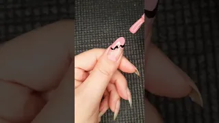 طريقة سهلة للرسم على الأظافر باستخدام طلاء الأظافر في المنزل Easy Way Nail Art At Home 