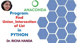 Union and Intersection of List in Python