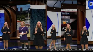Lauren Bostwick with the Weather report Karen Borta for CBS11 Texas for November 10 2025