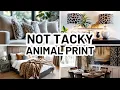 10 NOT TACKY WAYS TO USE ANIMAL PRINT IN YOUR HOME - Animal Print Decor Ideas