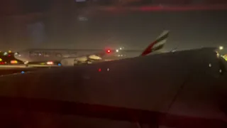 Emirates EK524 Dubai to Hyderabad take off 23 May 2026
