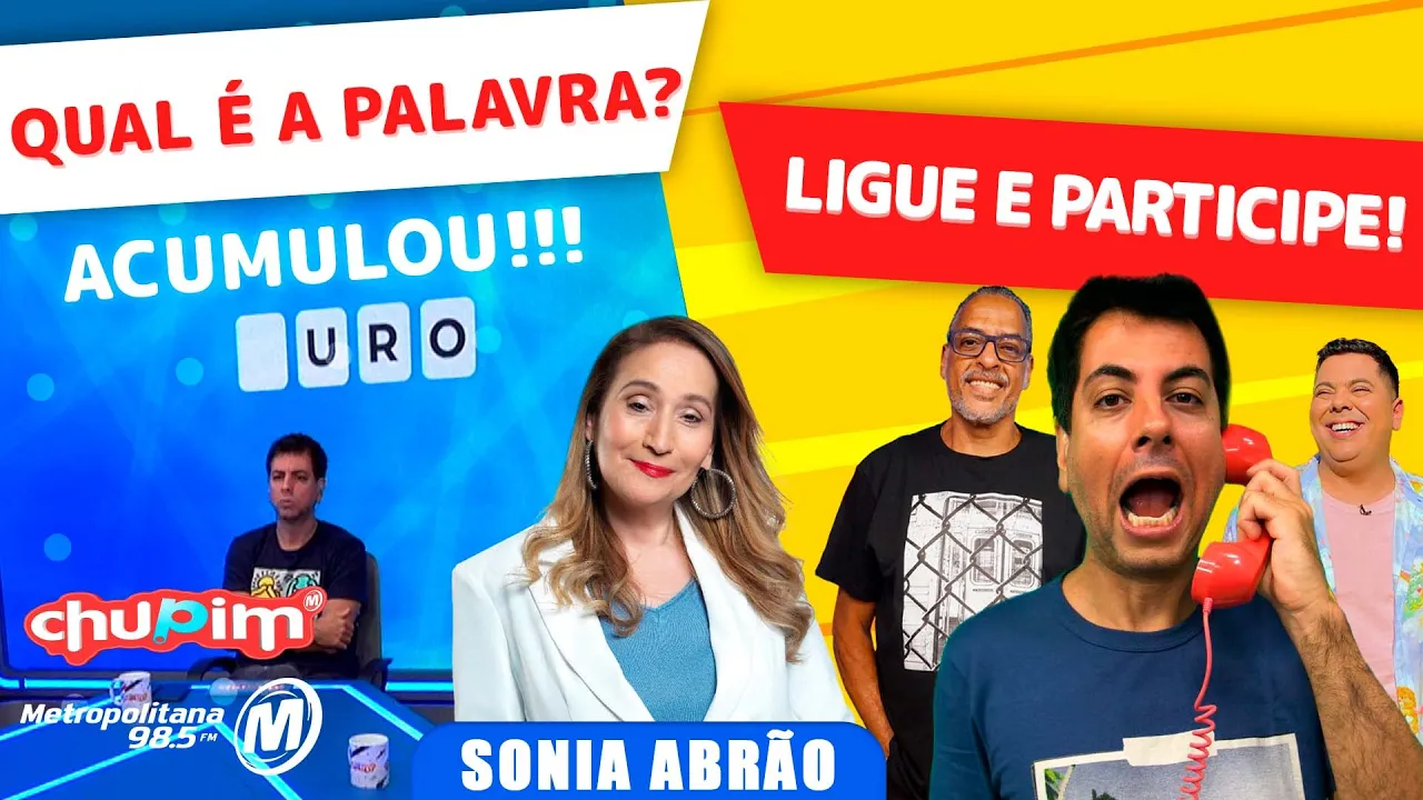 SONIA ABRÃO - PALAVRA MISTERIOSA!!! - 12/07/2023