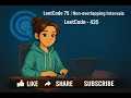 LeetCode 75 Non-overlapping Intervals Leetcode - 435